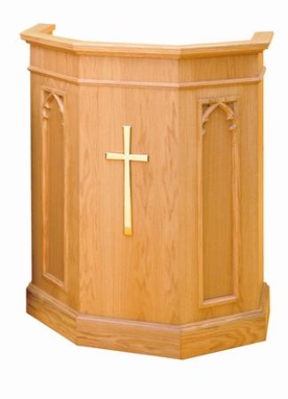 Pulpit 1250 Two Interior Shelves 36 W